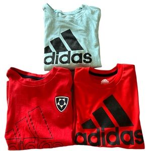 Adidas T-shirts(3) size 7/8
